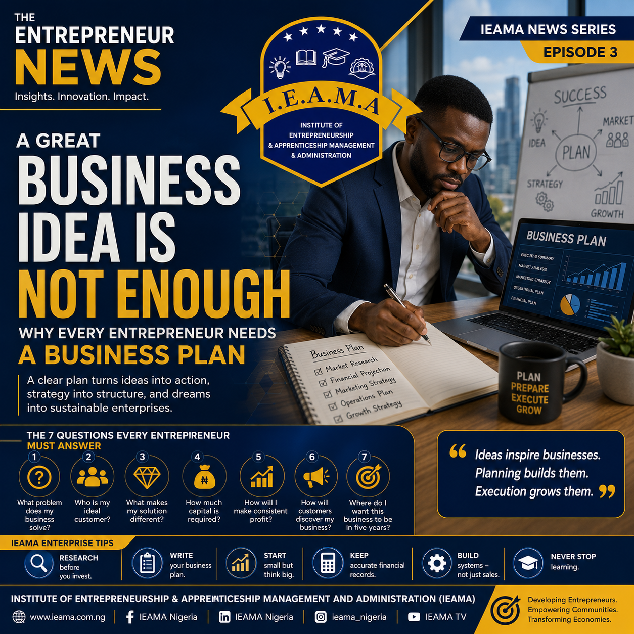 A Great Business Idea Is Not Enough