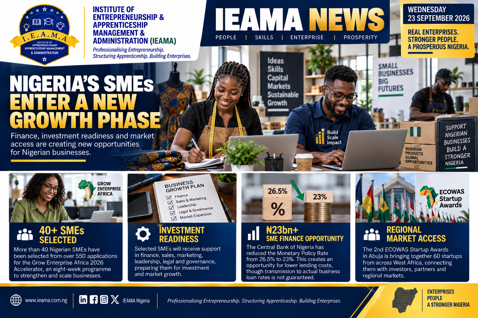 Nigeria’s Entrepreneurship Sector Gets a Boost