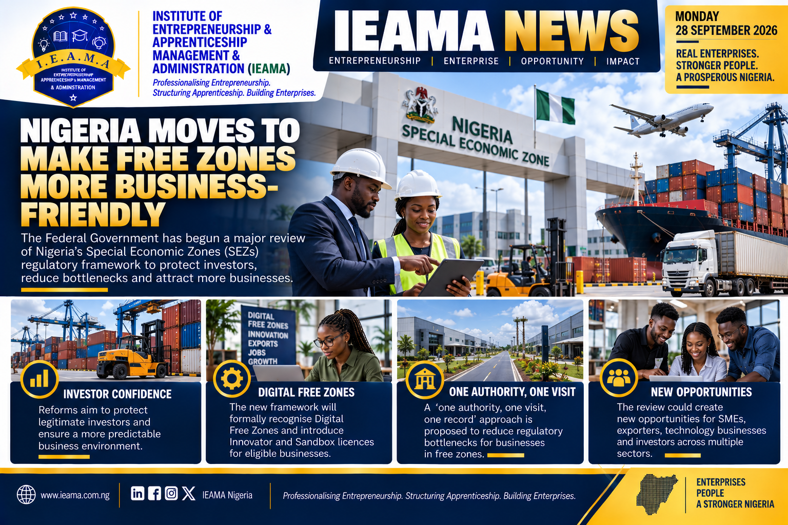 Nigeria Moves to Make Free Zones More Business-Friendly
